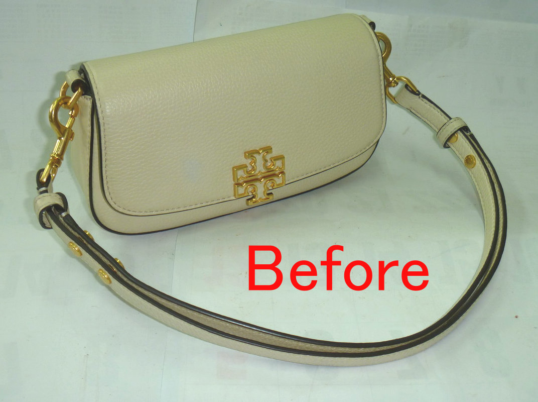 Tory Burchショルダーバックの色補修 – 革製品の修理と補修と色直しのワールドリペア千葉